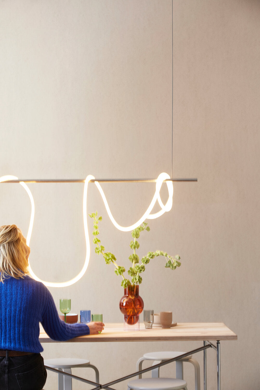 Flex tube lyskæde - Warm White